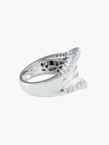 Bague Bague Mouvementée Diamants 58 Facettes
