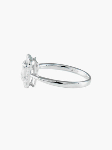 Bague Bague Carrée Diamants 58 Facettes