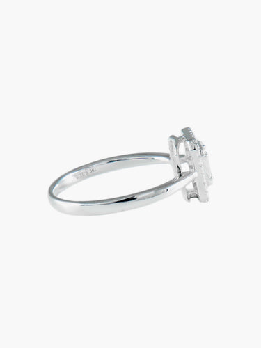 Bague Bague Carrée Diamants 58 Facettes