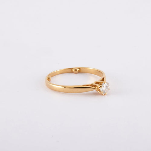 Bague Solitaire - Diamant de 0,20 carat 58 Facettes 220501R