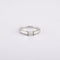Bague 52 / Blanc/Gris / Or 750 Bague Solitaire Diamant 0.30 Carat 58 Facettes 190359R