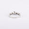 Bague 52 / Blanc/Gris / Or 750 Bague Solitaire Diamant 0.30 Carat 58 Facettes 190359R