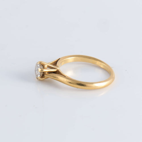 Bague 50 Bague Solitaire Diamant 0.65ct 58 Facettes FM83