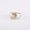 Bague 54 Bague bicolore Diamant de 0,64 carat 58 Facettes 220144R