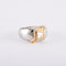 Bague 54 Bague bicolore Diamant de 0,64 carat 58 Facettes 220144R