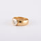 Bague 50 / Jaune / Or 750 Bague Solitaire Diamant 0.30 carat 58 Facettes 210092R