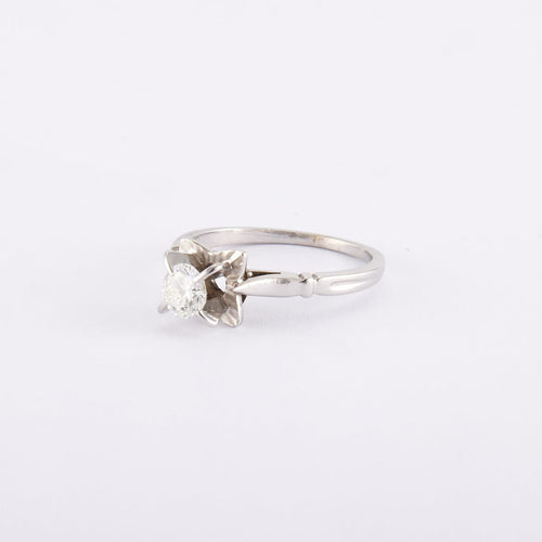 Bague 52 Bague Solitaire Diamant 0.35 carat 58 Facettes 220576R