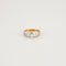 Bague 850 Bague diamants en or jaune et or gris 58 Facettes DV0279-1