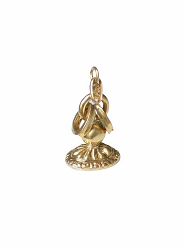 Pendentif Pendentif ancien sceau cachet victorien en or jaune 58 Facettes