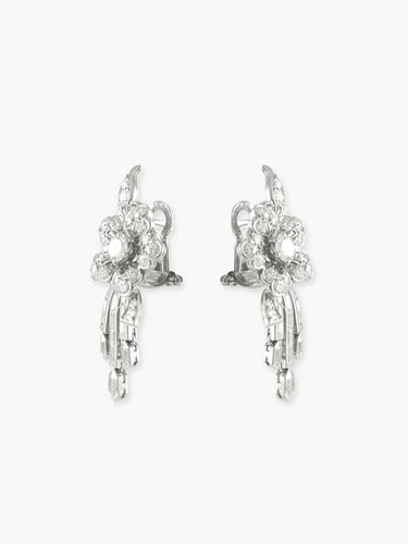 Boucles d'oreilles BOUCLES D'OREILLES PLATINE & DIAMANTS 58 Facettes 210011