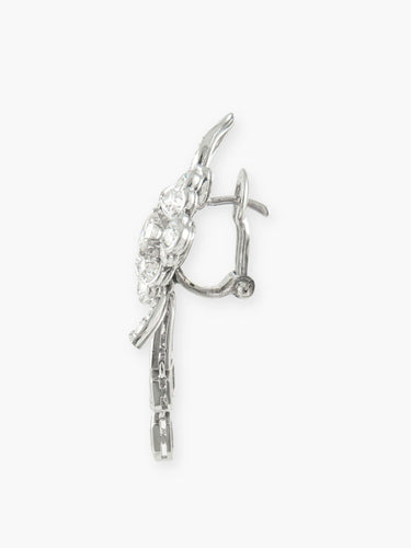 Boucles d'oreilles BOUCLES D'OREILLES PLATINE & DIAMANTS 58 Facettes 210011