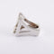 Bague 51 / Blanc/Gris / Or 750‰ Bague Chevalière Diamants 58 Facettes 220581R