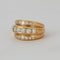 Bague 54 Bague Godrons Diamants Or Jaune 58 Facettes DV0306-1