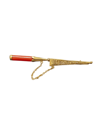 Broche Broche Vendetta en or et corail 58 Facettes