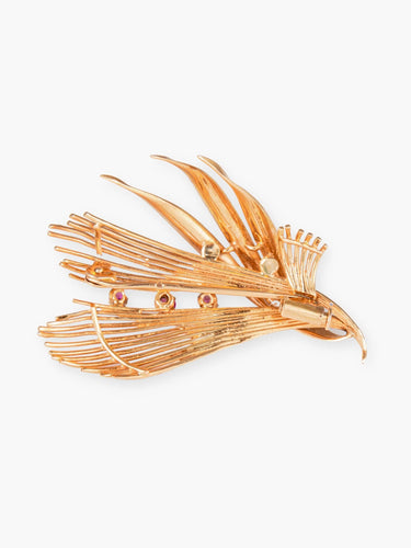 Broche Broche Rubis synthétiques 58 Facettes B9989