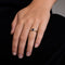 Bague 51 Bague Saphir Ovale Diamants 58 Facettes DV0217-2
