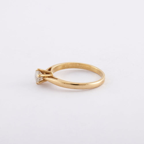 Bague 53 Bague Solitaire 0.30ct 58 Facettes DV0016-1