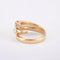 Bague Bague Or jaune 2 Diamants 58 Facettes
