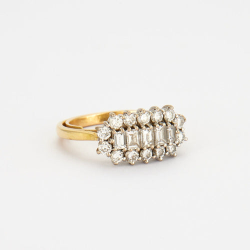 Bague 52 Bague style Jarretière Diamants 58 Facettes DV0116-2