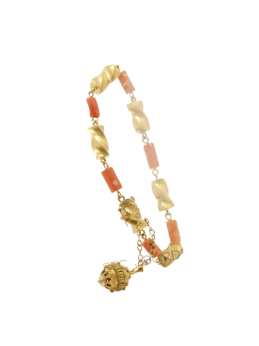 Bracelet Bracelet ancien corail 58 Facettes 21921