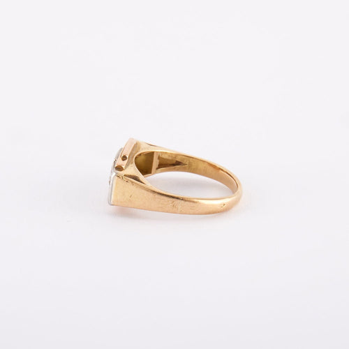 Bague 49 Bague Trilogie Diamants taille ancienne 58 Facettes DV0019-1