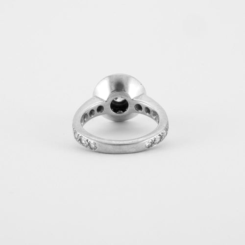 Bague 50 Bague Vintage Or gris Diamants 58 Facettes DV0262-1