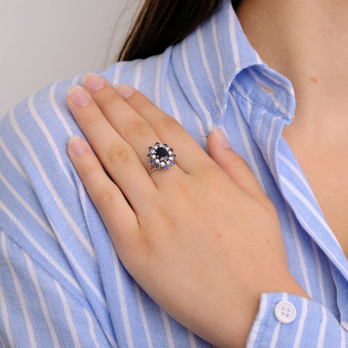 Bague 53 Bagues Diamants et Saphirs 58 Facettes DV0241-3