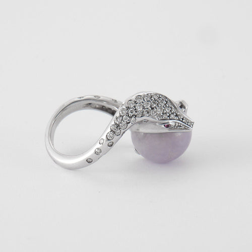 Bague 51 BOUCHERON - Bague Trouble Jade lavande 58 Facettes DV0211-1