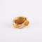 Boucles d'oreilles 2.2 cm x 2 cm x 1.2 cm / Jaune / Or 750 Boucles d'oreilles Lien CHAUMET 58 Facettes 190167R