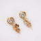 Boucles d'oreilles Boucles d'oreilles Girandoles Aigues-marines Perles 58 Facettes DV0077-2
