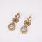 Boucles d'oreilles Boucles d'oreilles Girandoles Aigues-marines Perles 58 Facettes DV0077-2