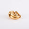 Boucles d'oreilles 2.2 cm x 2 cm x 1.2 cm / Jaune / Or 750 Boucles d'oreilles Lien CHAUMET 58 Facettes 190167R