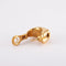 Boucles d'oreilles 2.2 cm x 2 cm x 1.2 cm / Jaune / Or 750 Boucles d'oreilles Lien CHAUMET 58 Facettes 190167R