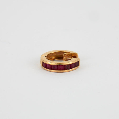 Boucles d'oreilles Boucles D'oreilles Rubis Or Jaune 58 Facettes DV0315-5