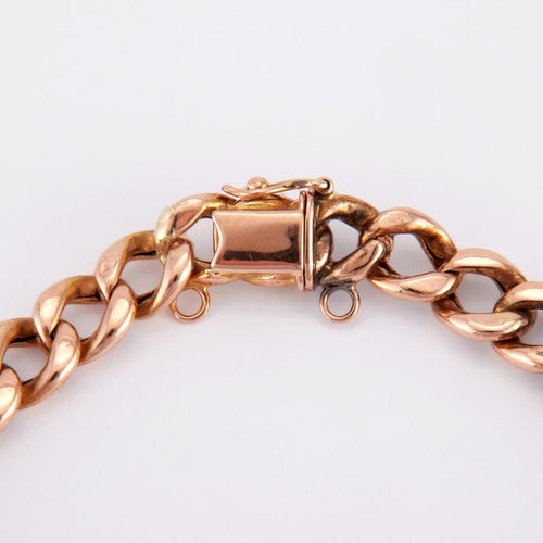 Bracelet Bracelet Or Rose et or jaune Maille Gourmette 58 Facettes