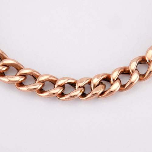 Bracelet Bracelet Or Rose et or jaune Maille Gourmette 58 Facettes