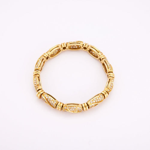 Bracelet Bracelet 10 maillons pavage Diamants 58 Facettes DV0067-1