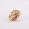 Boucles d'oreilles Jaune / Or 750 Clips d'oreilles Améthystes 58 Facettes 210100R