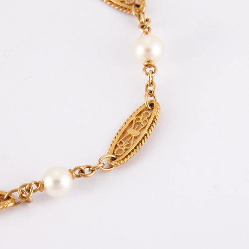 Bracelet Bracelet maille filigranée Perles 58 Facettes DV0042-4