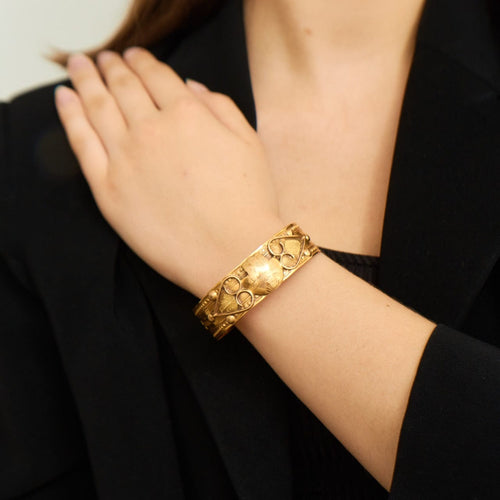Bracelet Bracelet manchette motif Coeurs 58 Facettes DV0178-14