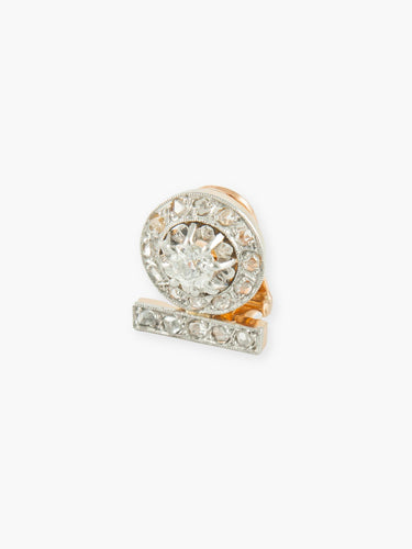 Boucles d'oreilles BOUCLES D'OREILLES VINTAGE OR & DIAMANTS 58 Facettes 210044