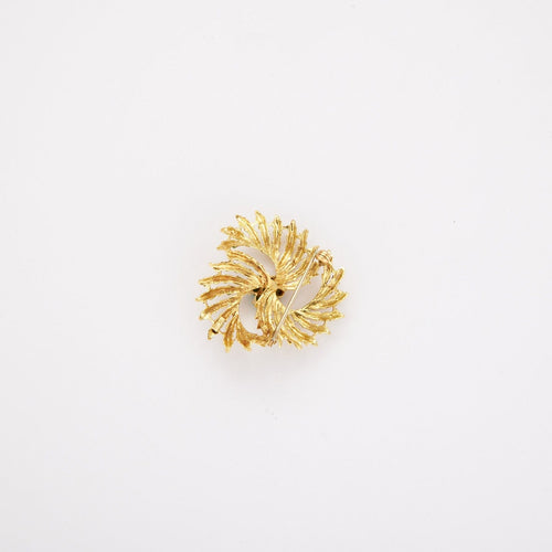 Broche Broche Or jaune Turquoises 58 Facettes DV0135-1