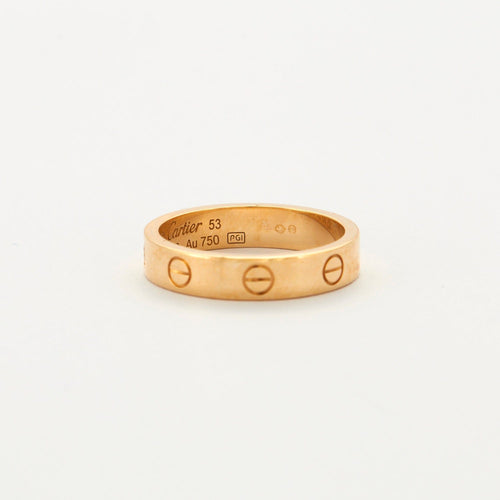 Bague 53 CARTIER - Bague "Love" Or Jaune et Diamant 58 Facettes DV0381-1