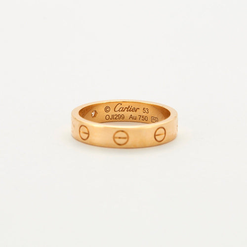 Bague 53 CARTIER - Bague "Love" Or Jaune et Diamant 58 Facettes DV0381-1