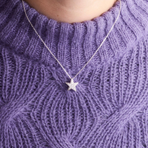 Collier CHANEL - Collier Comète Moyen Modèle 58 Facettes DV0352-1