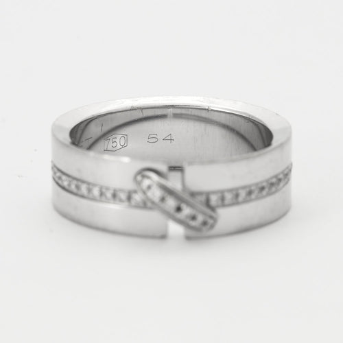 Bague 54 CHAUMET - Bague Lien Diamants Or Blanc 58 Facettes DV0360-10