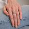 Bague 52 CHAUMET - Bague Lien Saphirs roses 58 Facettes DV0177-2