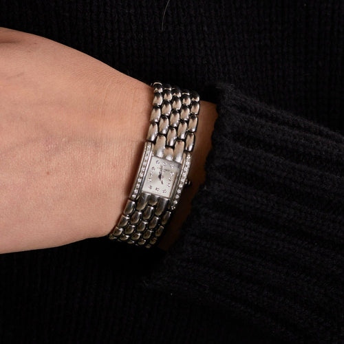 Montre CHAUMET - Montre de Dame Modèle "Khessis" en Acier 58 Facettes DV0376-2
