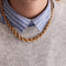 Collier Collier Maille Torsadée Or Jaune 58 Facettes DV0361-2