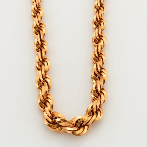Collier Collier Maille Torsadée Or Jaune 58 Facettes DV0361-2